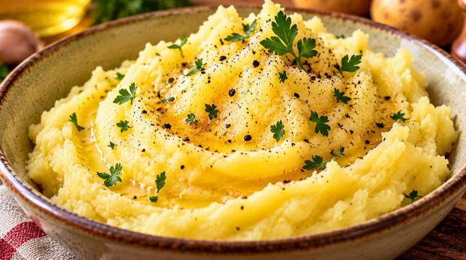 Ni le beurre ni la cr&egrave;me : personne n'y pense mais ce liquide change tout &agrave; votre pur&eacute;e de pommes de terre