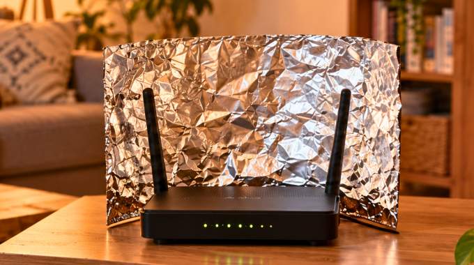 Placer un morceau d'aluminium derri&egrave;re votre box internet : &agrave; quoi cela sert-il et pourquoi le faire aujourd'hui