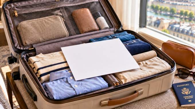 Une feuille de papier dans la valise : pourquoi de plus en plus de voyageurs utilisent cette m&eacute;thode pour prot&eacute;ger leurs bagages
