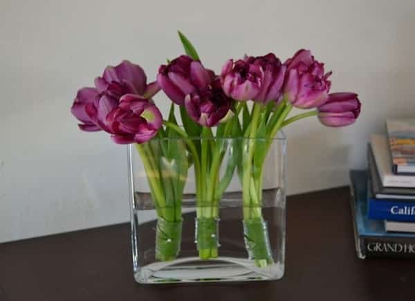 déco florale moderne avec élastique
