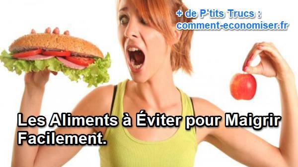 Regime les aliments a eviter