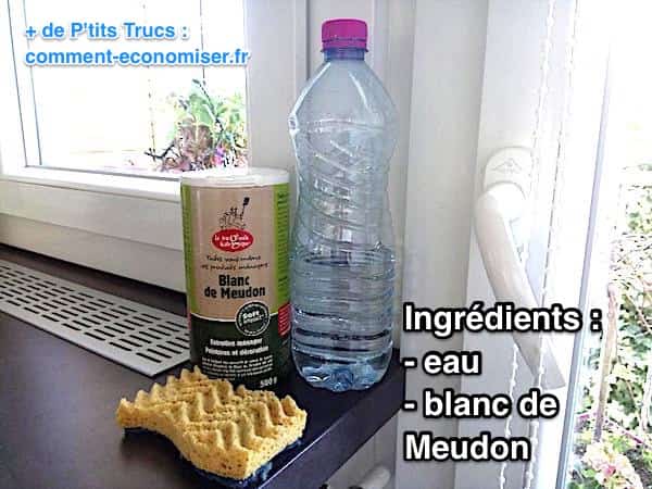 blanc meudon pour vitres sans traces