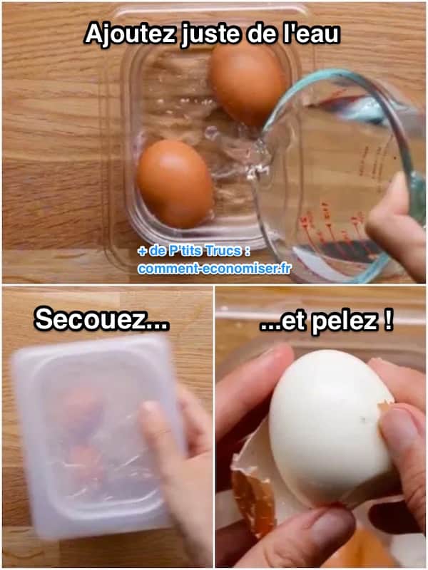 Comment peler les oeufs facilement