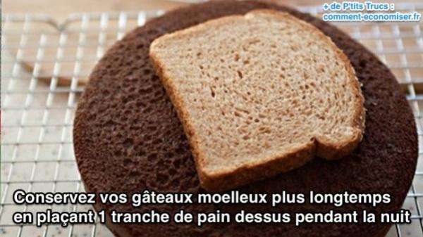 L Astuce Pour Conserver Un Gateau Moelleux Plus Longtemps