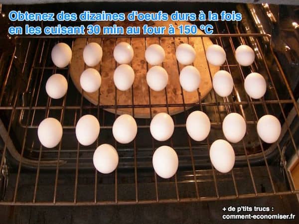 comment cuir des dizaines d'oeufs durs à la fois