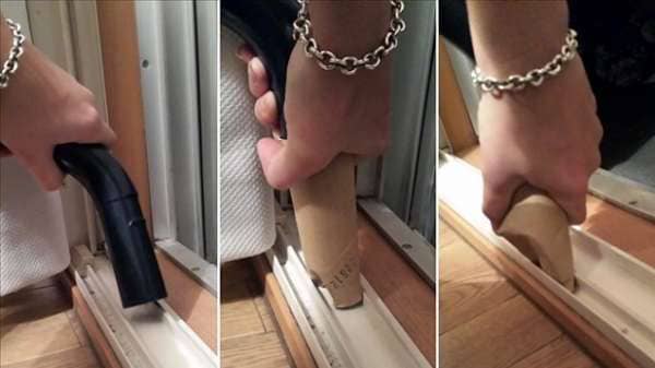 creare un punto per l'aspirazione con una cartuccia di carta rotativa