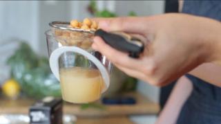 jus de pois chiche meringue caroussel