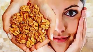 manger des noix bon pour santé peau cheveux
