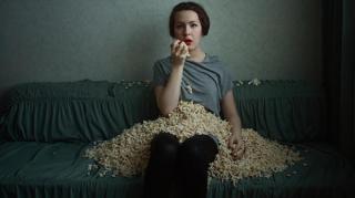 manger du popcorn
