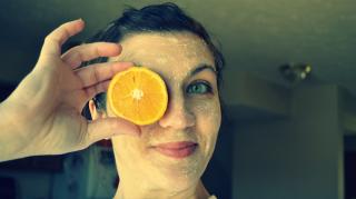 masque orange acné exfoliant