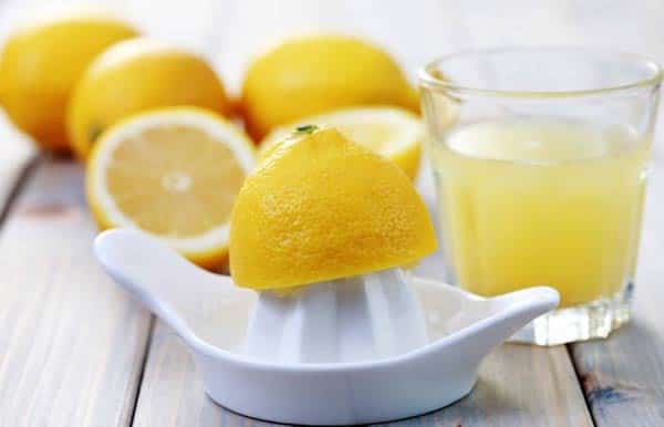citron masque pur le visage tonifiant