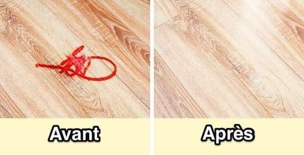 traces feutres sur mur enlever nettoyer