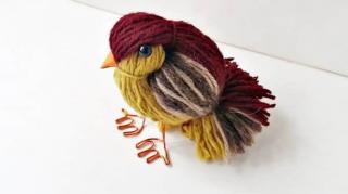 oiseau fil de laine