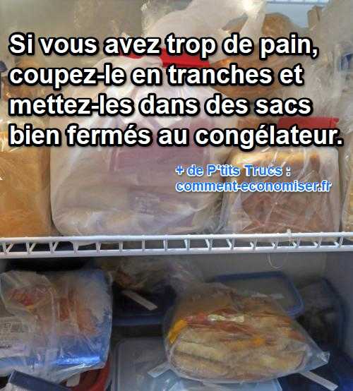 une façon simple de conserver le pain