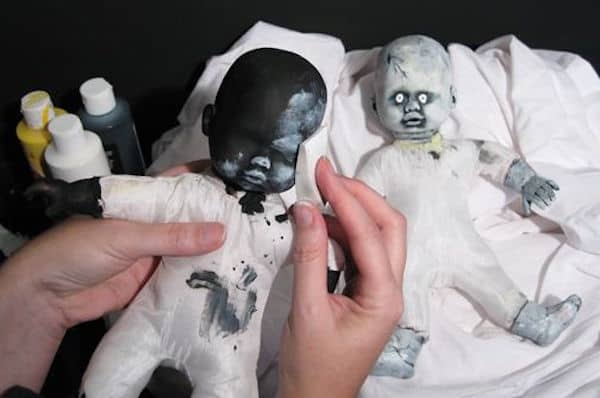 poupées maquillées pour halloween