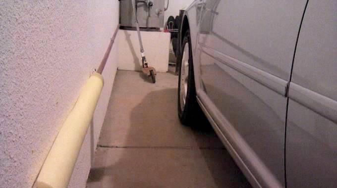 Mousse de protection portières de voiture garage - Protection