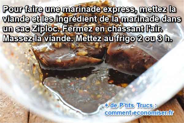 recette facile de la marinade express