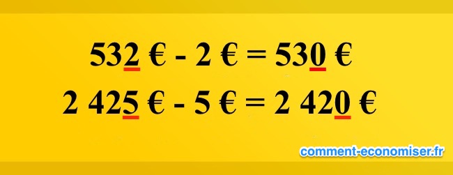 Arrondir les montants pour économiser facilement