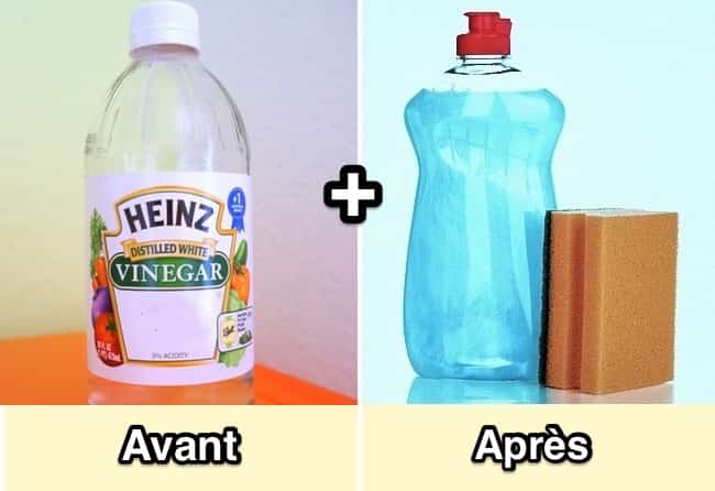 nettoyer baignoire facile et naturel, trace savon