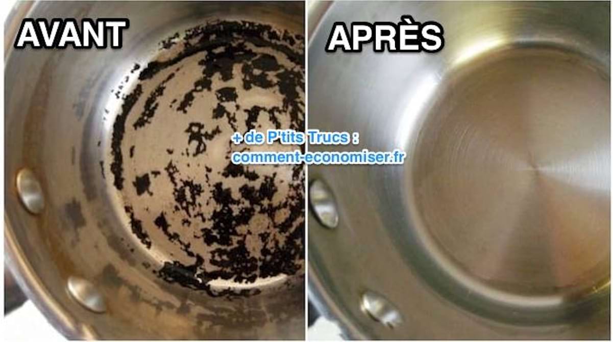 L Astuce La Plus Facile Au Monde Pour Nettoyer Une Casserole Br L E