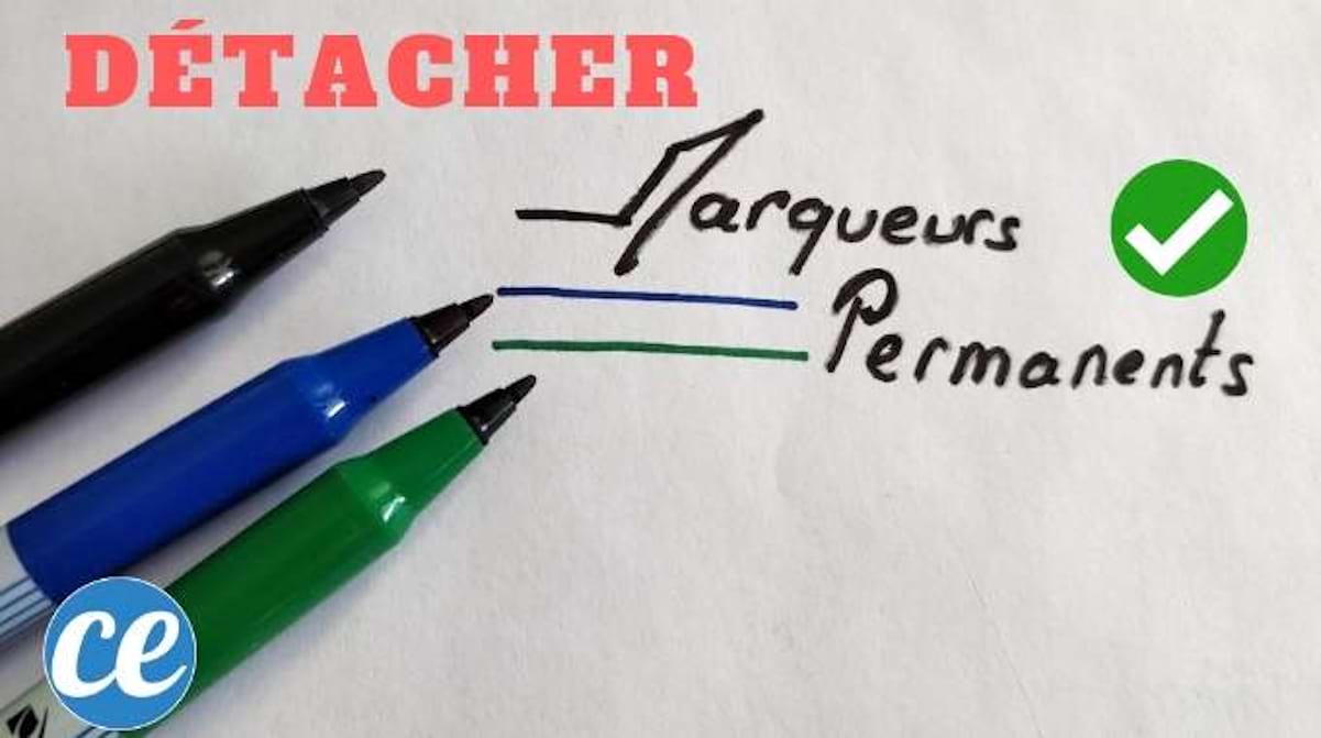 Comment Enlever une Tache de Marqueur Indélibile Sur Presque Tout.