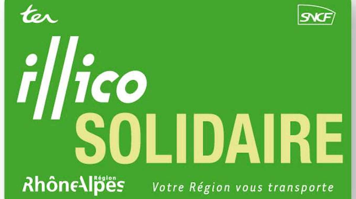 La Carte illico Solidaire pour Voyager Moins Cher en RhôneAlpes.