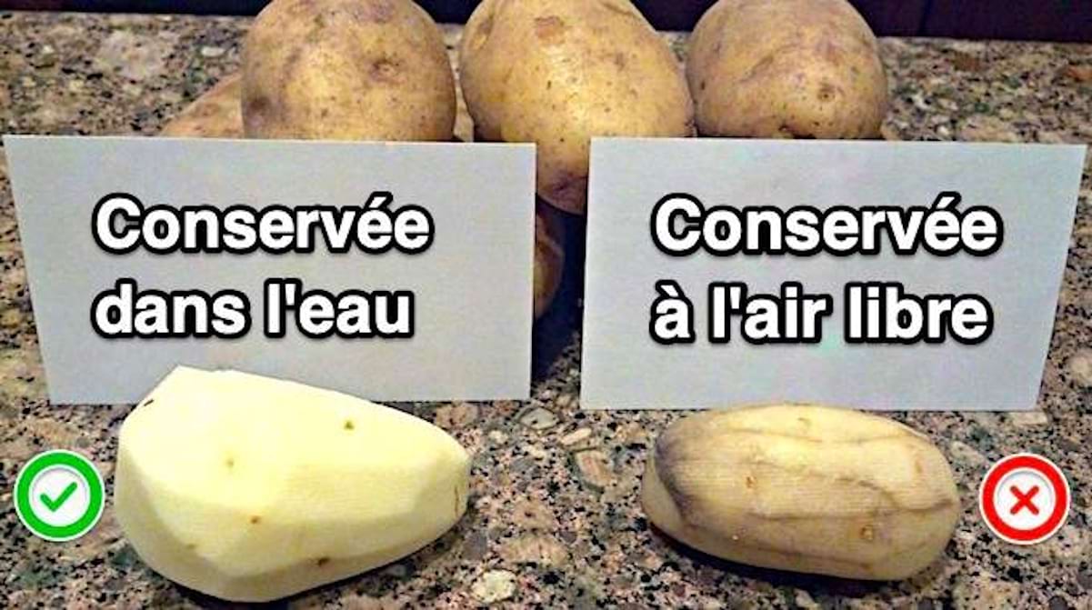 Comment Conserver les Pommes de Terre Épluchées SANS Qu