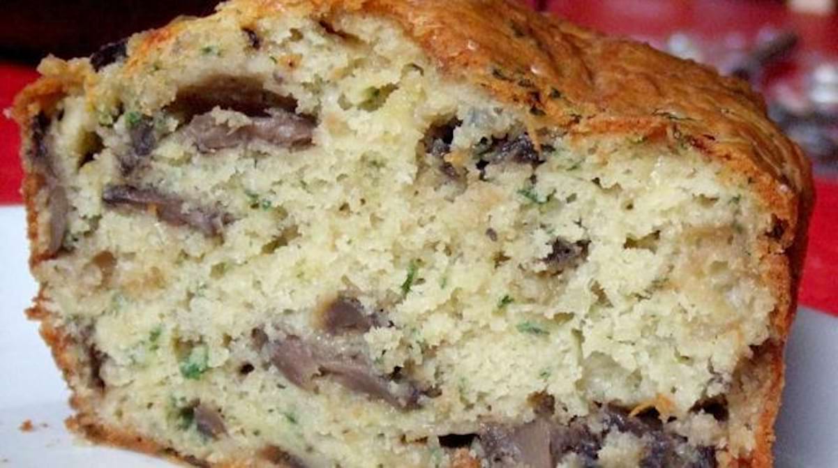 Cake Aux Champignons Comté Noisettes Et Persil Plat www.comment-economiser.fr