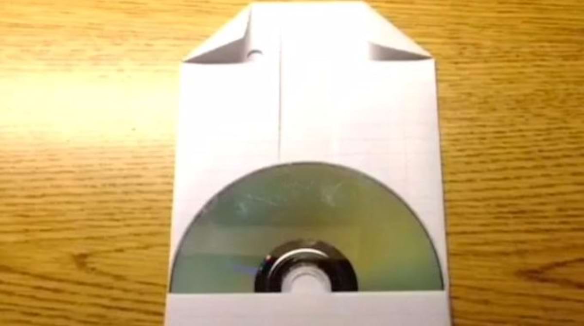 Comment Faire Une Pochette De Cd Avec 1 Feuille De Papier